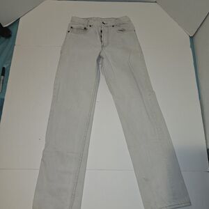 VTG Levi’s 701-5755 Student Fit Jeans Gray, Whiteissh  (27x30) A2